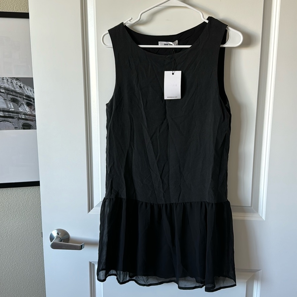 NWT Anine Bing Black Mini Dress